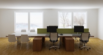 TAILORED WORKSURFACES & MITERED CONSTRUCTION STORAGE